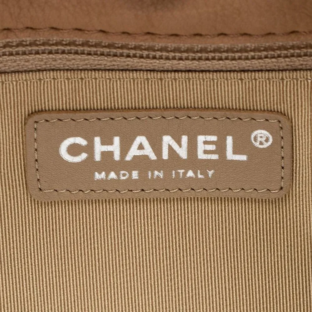 Chanel Calfskin Stitched Double Zip Hobo